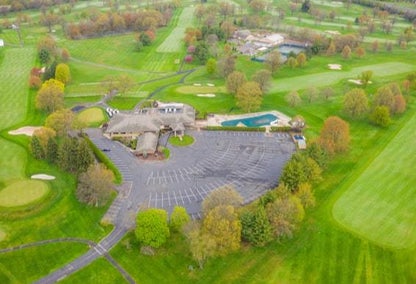 Golf course surrounding a large home New Jersey