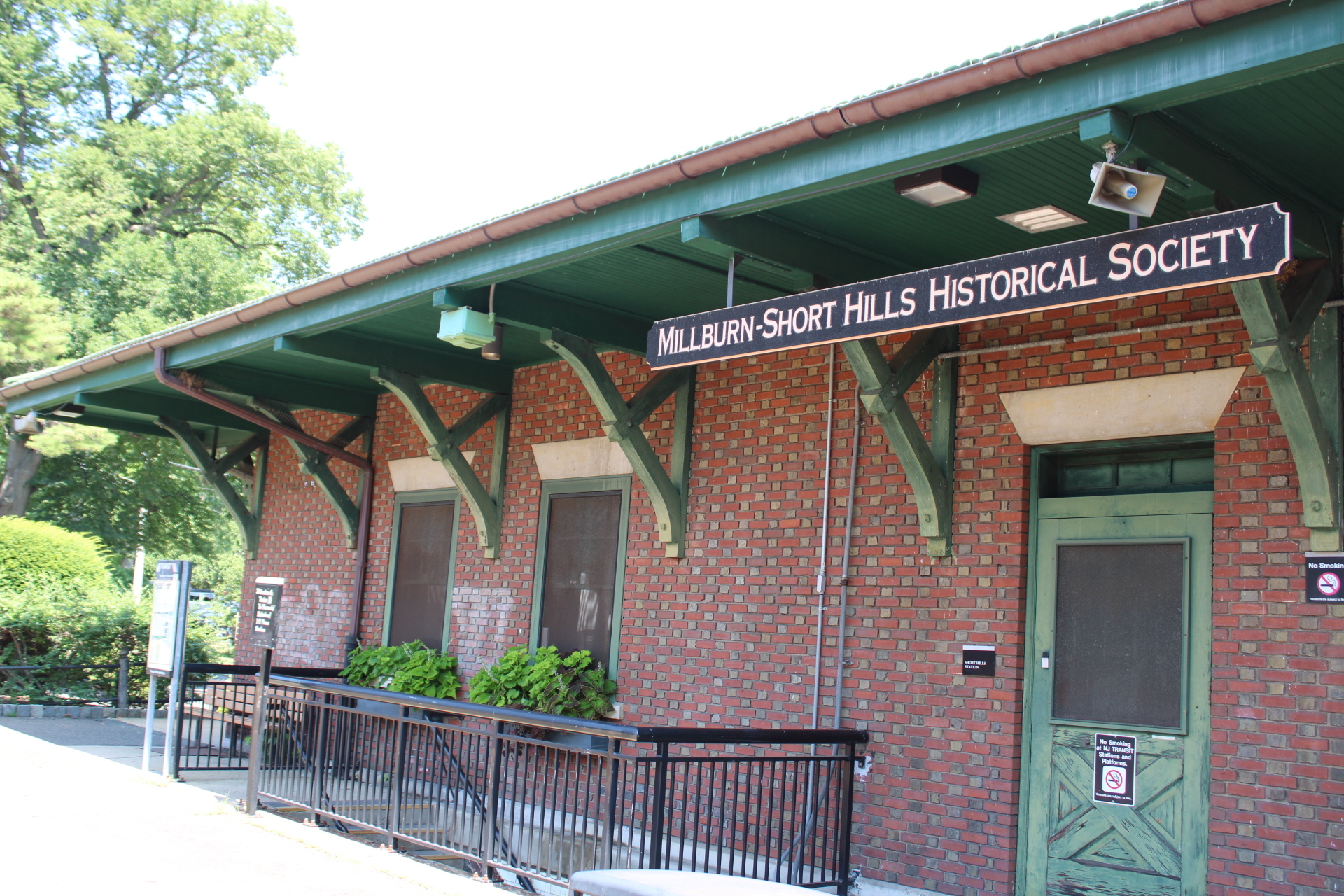 Exterior of Millburn Short Hills Society in Short Hills, New Jersey.